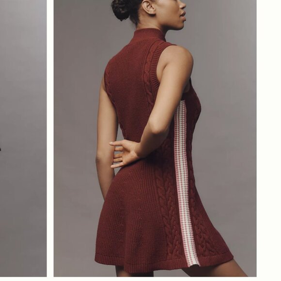 Daily Practice Side Lines Half-Zip Mini  Sweater Dress from Anthologies - Picture 2 of 10